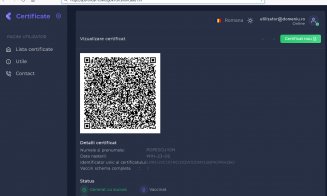 Portalul web de pe care pot fi generate certificatele digitale UE, gata de lansare. Cum se procedează