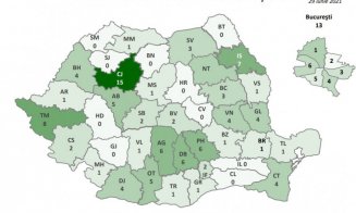 Cum arată harta mediilor de 10 la Evaluarea Națională 2021