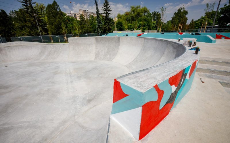 Skatepark-ul din Rozelor, aproape gata! Cum arată după extindere și reabilitare
