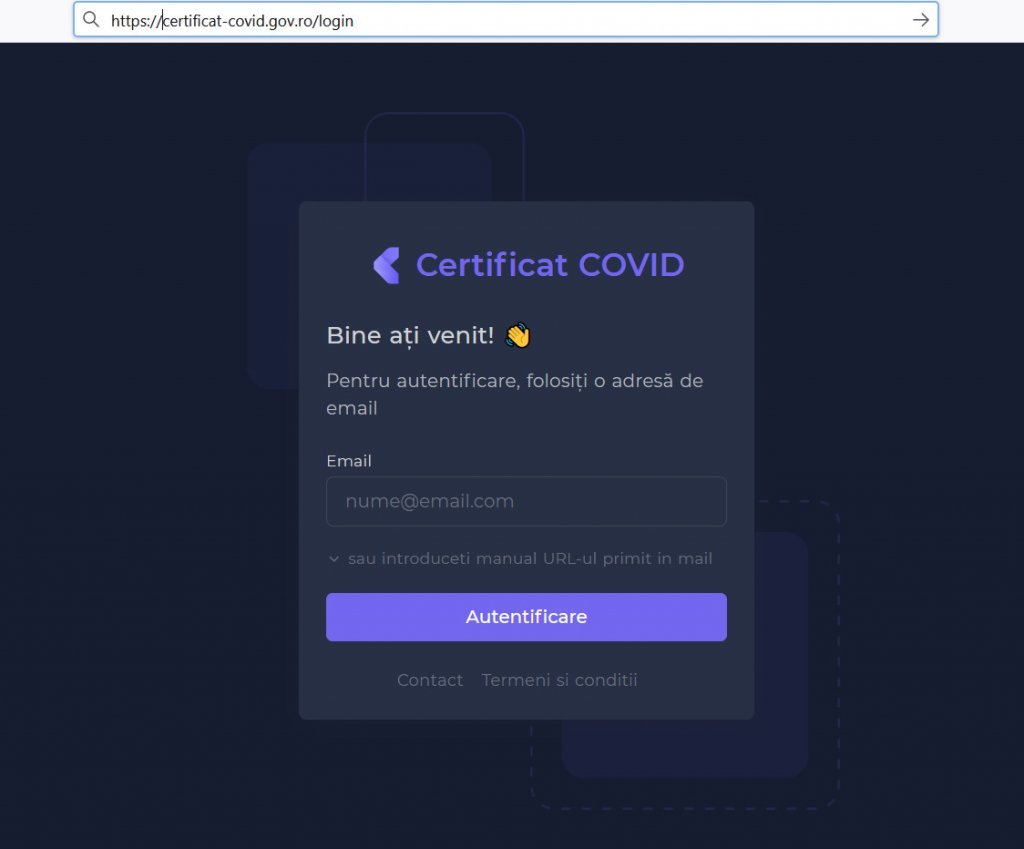 Peste 170 de mii de certificate digitale COVID eliberate în primele patru ore de la deschiderea platformei