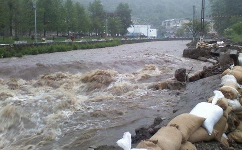 Cod galben de inundații pe mai multe râuri din țară. Zonele afectate din județul Cluj