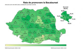 Clujul, fruntaș pe țară la BAC 2021. Rata de promovare - 84,1%