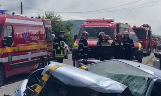 Accident teribil între Dej și Bistrița. O gravidă a murit - VIDEO Imagini camere de supraveghere