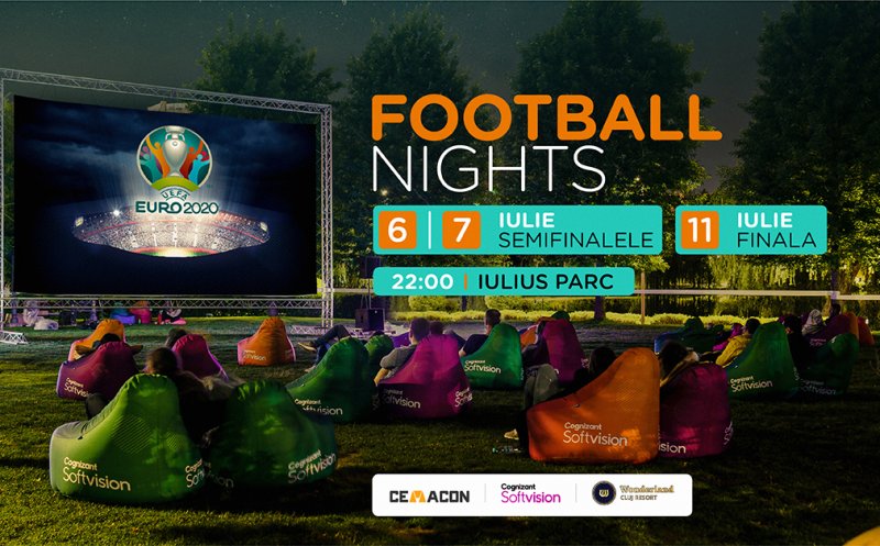 Urmărește spectacolul de la EURO 2020 și filmele de la Movie Nights, în Iulius Parc!