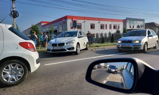 Accident în Apahida. Traficul în zonă, dat peste cap