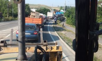 Accident în Apahida. Traficul în zonă, dat peste cap