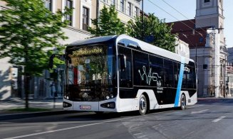 Primul autobuz electric românesc, prezentat la Cluj. A fost deja în teste pe străzile oraşului