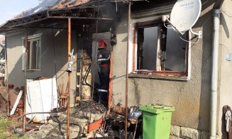 Explozie într-o casă din Cluj. Un bărbat a suferit arsuri