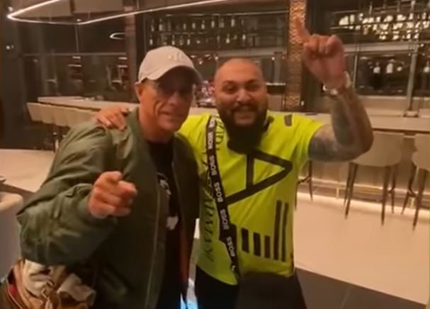 Noi imagini cu Van Damme în România. De data aceasta cu Dani Mocanu