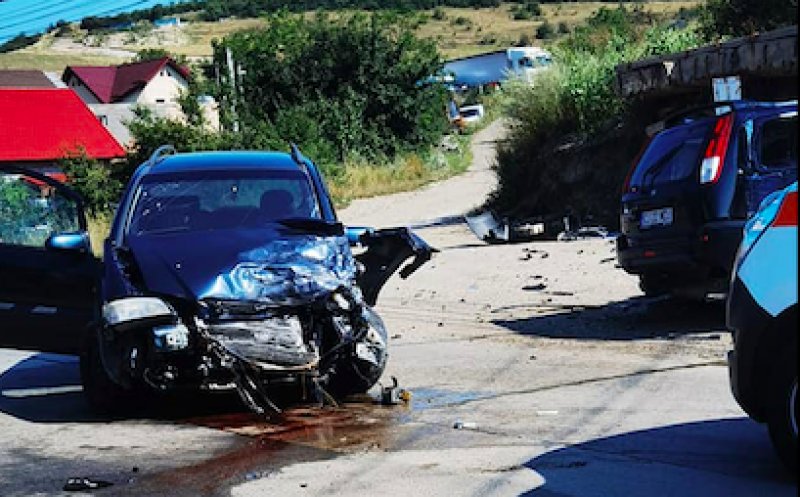 Accident grav pe Valea Seacă din Cluj-Napoca! Două mașini făcute praf