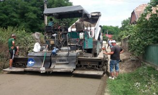 Lucrări de consolidare la un drum județean din Cluj. Urmează și asfaltul