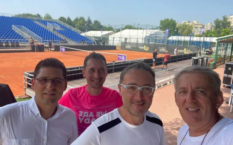 Tudor Giurgiu, in vizita la Winners Open: ''Arena arată spectaculos, Ana Bogdan e în formă''