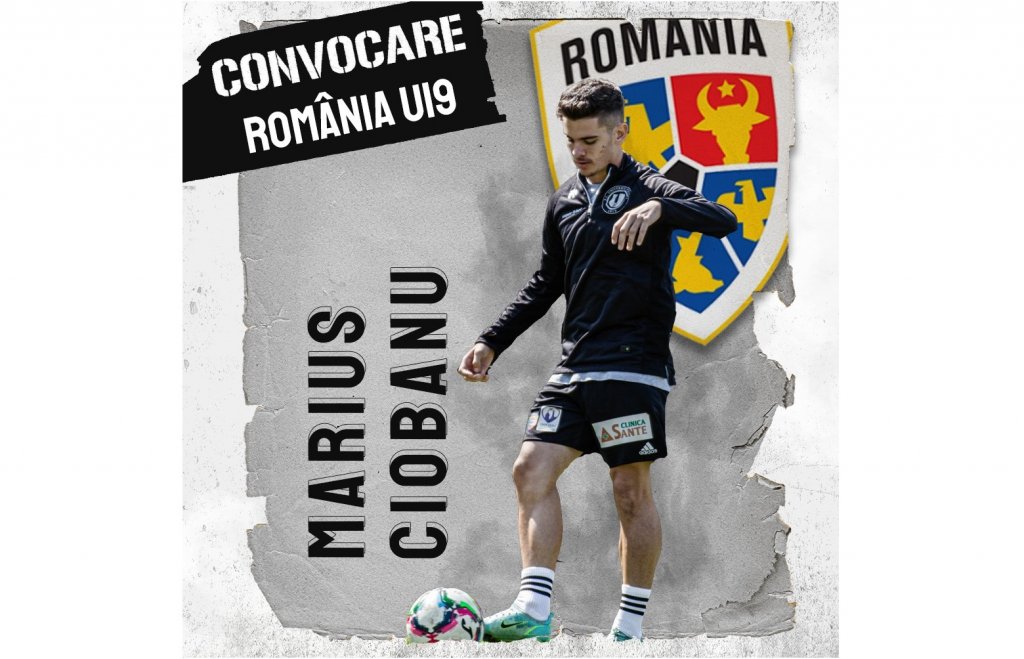 "U" Cluj trimite un jucător la naţionala de juniori a României