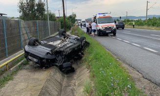 Accident grav lângă Dej. Două persoane au ajuns la spital