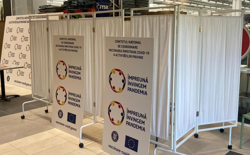 Punct de vaccinare la Auchan Iris