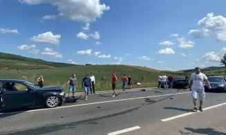 Accidente în lanț între Cluj și Zalău. Trafic blocat