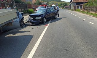 Accidente în lanț între Cluj și Zalău. Trei răniți/ Trafic blocat