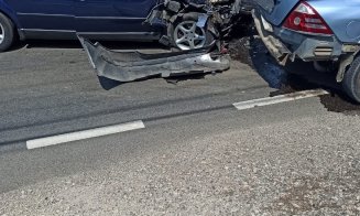 Accidente în lanț între Cluj și Zalău. Trei răniți/ Trafic blocat