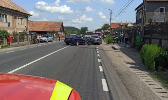 Accidente în lanț între Cluj și Zalău. Trei răniți/ Trafic blocat