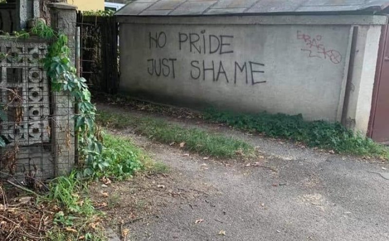 Locația în care are loc festivalul Cluj Pride, vandalizată