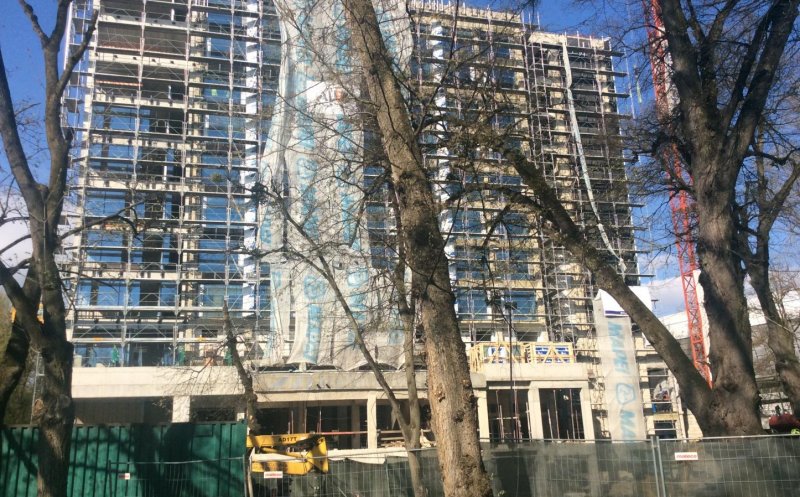 Hotelul de 5 stele din Parcul Central Cluj-Napoca, investiţia preşedintelui BT, deschis în primăvară
