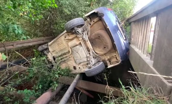 Un bistrițean a făcut accident cu mașina șefului. Se urcase la volan beat și fără permis pe drumurile din Cluj