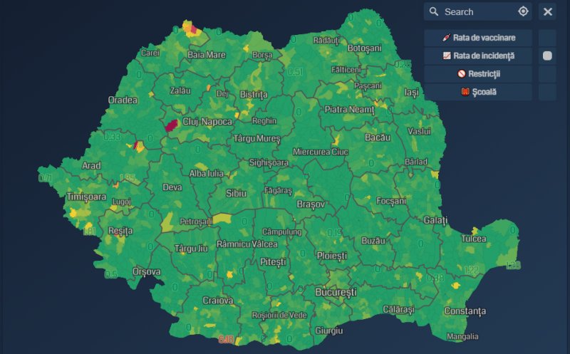 UBB Cluj, scenariu pesimist: Incidența COVID în Cluj-Napoca, peste 10 la mie în octombrie/ Variantele optimiste