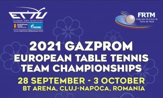 De azi se vând bilete la 2021 GAZPROM European Table Tennis Team Championships de la Cluj-Napoca