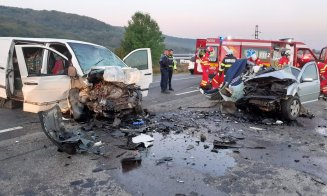 Doi MORŢI într-un grav accident de circulaţie, în această dimineaţă la Cluj