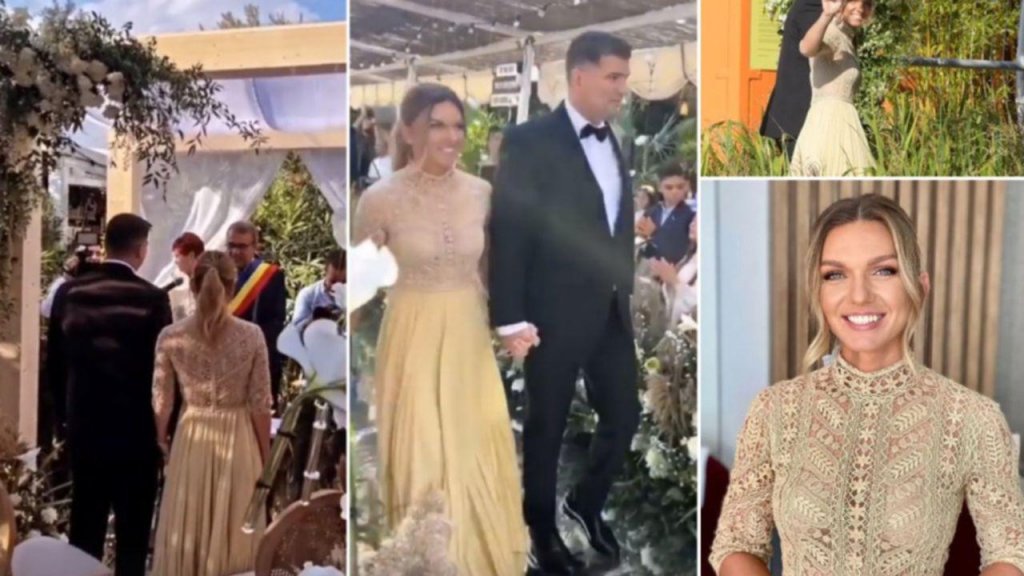 Imagini de la căsătoria Simonei Halep
