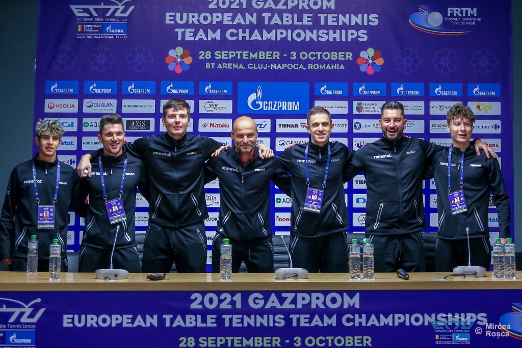 Naționala masculină de tenis de masă, pregătită pentru debutul Europeanului de la Cluj