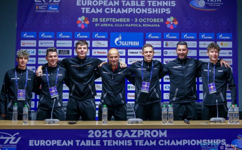 Echipa masculină de tenis de masă a început cu dreptul Europeanul de la Cluj