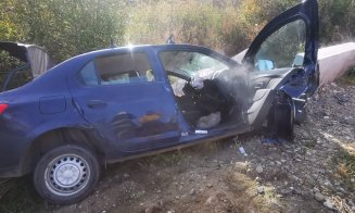 ACCIDENT teribil la Cluj! Un şofer A MURIT în impactul cu un cap de pod de pe contrasens