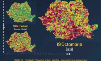 Harta valului 4, creată de cercetătorii de la UBB. CÂND SE AJUNGE LA PLATOU?