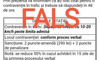 Nou tip de ÎNŞELĂCIUNE: Amenzi false trimise șoferilor pentru depășirea vitezei