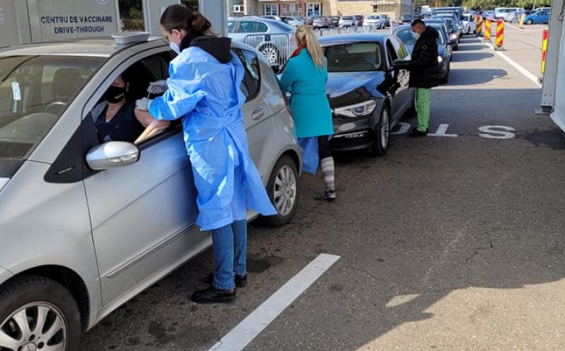 Cluj: Maraton de vaccinare în weekend la drive-thru. Trei zile non-stop, cu Pfizer, fără programare