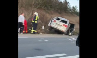 Cluj: Accident grav de circulație / Mai multe ambulanțe au ajuns la fața locului