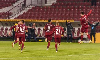 CFR Cluj, victorie fără emoții pe terenul lui Dinamo