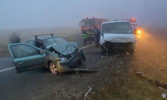 Accident în localitatea clujeană Mărgău. Patru persoane au fost transportate la spital