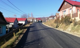 S-a terminat asfaltarea drumului județean care duce la Băile Cojocna. Cum arată acum