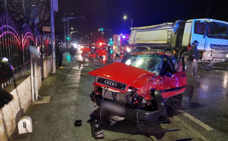 ACCIDENT grav în Floreşti. A intervenit descarcerarea