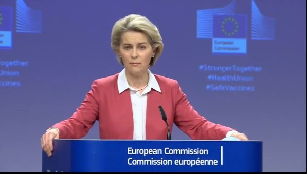 Ursula Von der Leyen: UE ar trebui să ia în calcul vaccinarea anti-COVID obligatorie