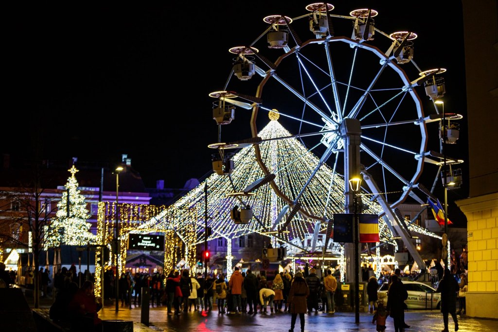 Care este cel mai frumos târg de Crăciun România. Competiție strânsă între Cluj, Sibiu și Brașov