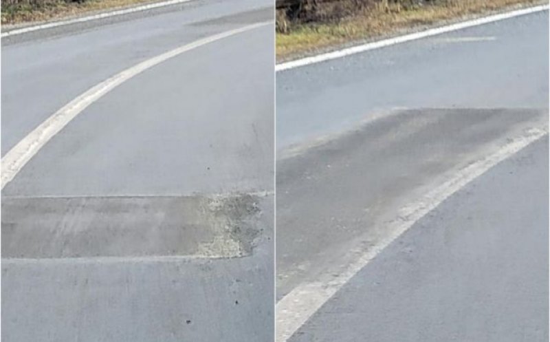 Drum național din Apuseni, recent modernizat, a cedat după două săptămâni