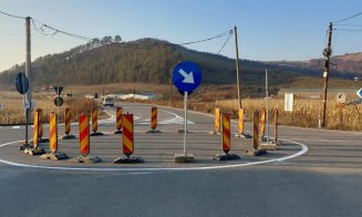 Marcaje rutiere pe alte trei drumuri județene din Cluj. Câți kilometri au fost trasați în 2021