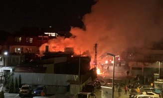 Iadul de pe Dunării! Zona în care a avut loc explozia arată ca după bombardament