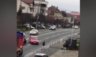 Bătaie în trafic între șoferi la Cluj-Napoca, "în spiritul Crăciunului"