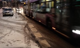 A venit iarna! "Boc scoală sus că suntem la munte în Cluj"