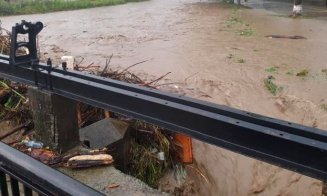 Cod portocaliu de inundații pe două râuri din judeţul Cluj