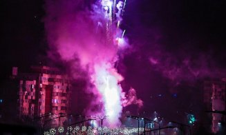 Clujenii și-au organizat propriul foc de artificii. Mănășturul a fost „campion” la acest capitol